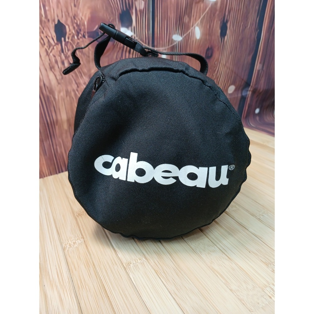 Cabeau Evolution S3 Memory Foam Travel Pillow Black with Case and Seat Straps